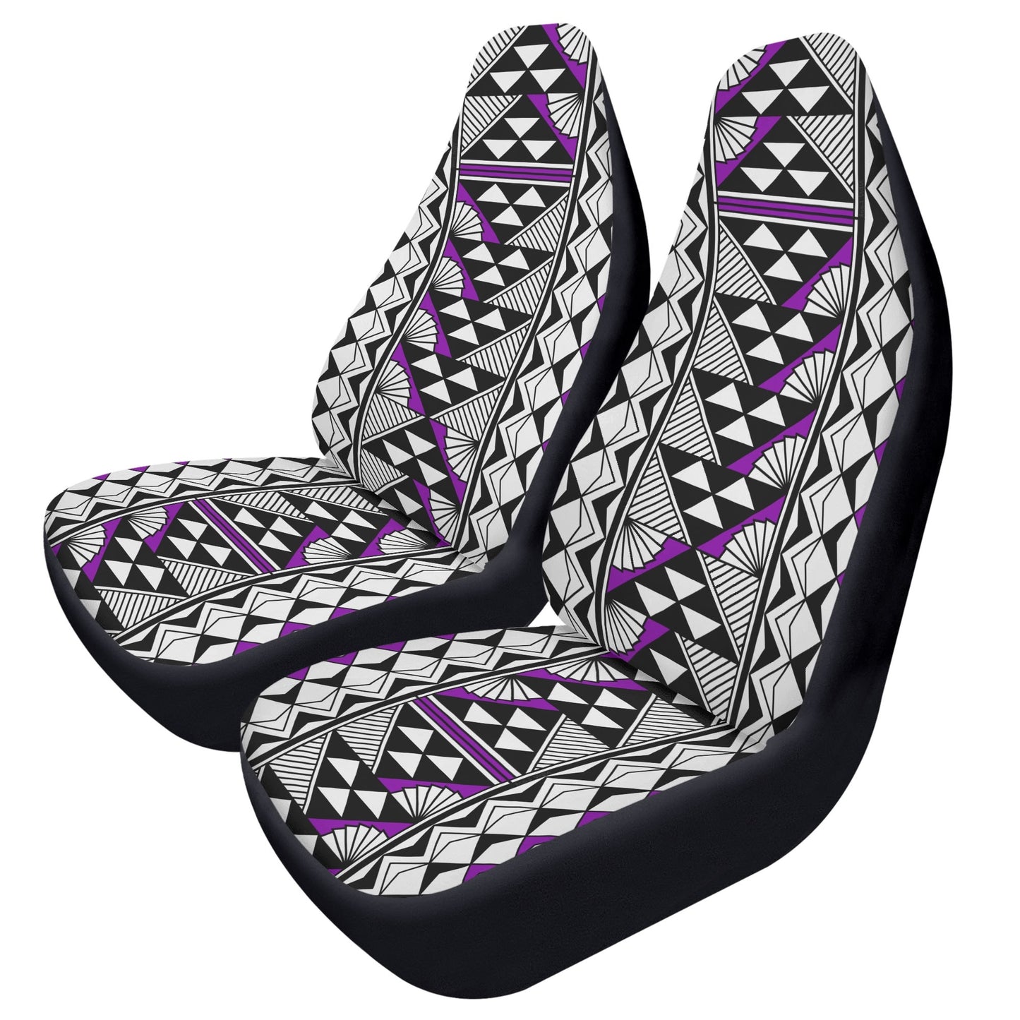 Sun and Rain in Purple Auto Seat Covers
