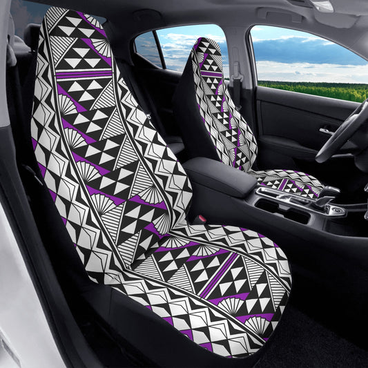 Sun and Rain in Purple Auto Seat Covers