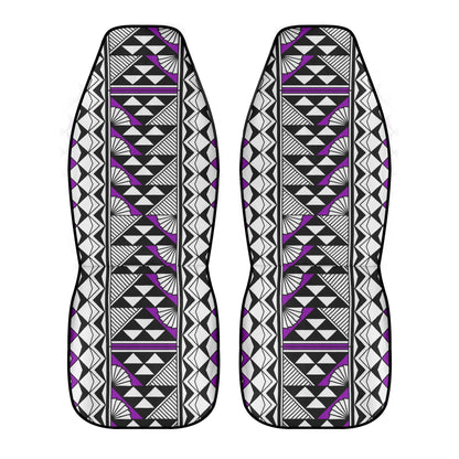 Sun and Rain in Purple Auto Seat Covers