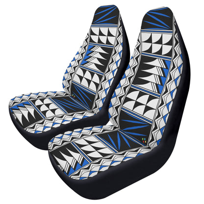 Feather Blessings in Blue Auto Seat Covers