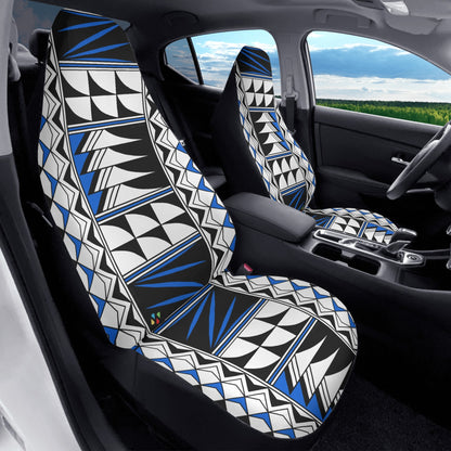 Feather Blessings in Blue Auto Seat Covers