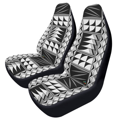 Feather Blessings in Gray Auto Seat Covers