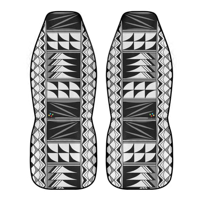 Feather Blessings in Gray Auto Seat Covers