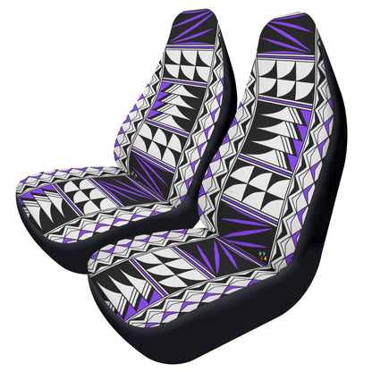 Feather Blessings in Purple Auto Seat Covers