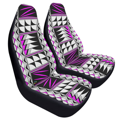 Feather Blessings in Pink Auto Seat Covers