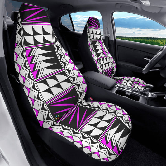 Feather Blessings in Pink Auto Seat Covers