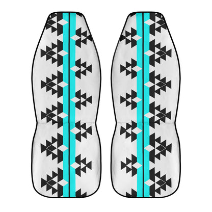 Native Stories in Turquoise Auto Seat Covers