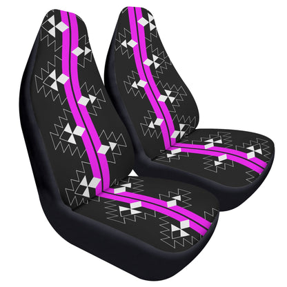 Native Stories in Pink Auto Seat Covers
