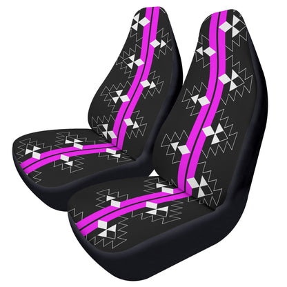 Native Stories in Pink Auto Seat Covers