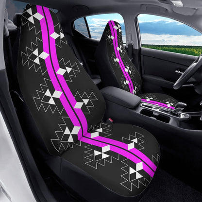 Native Stories in Pink Auto Seat Covers