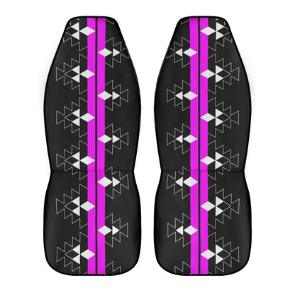 Native Stories in Pink Auto Seat Covers
