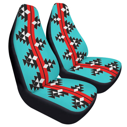 Native Stories - Red/Turquoise - Auto Seat Covers