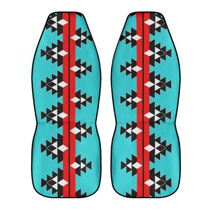 Native Stories - Red/Turquoise - Auto Seat Covers