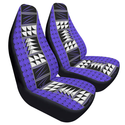 Feather Blessings on Purple Auto Seat Covers