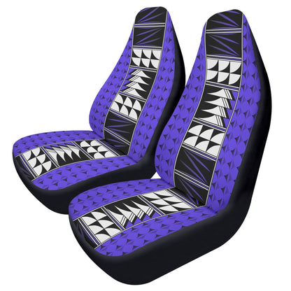 Feather Blessings on Purple Auto Seat Covers