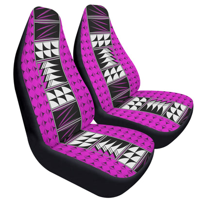 Feather Blessings on Pink Auto Seat Covers