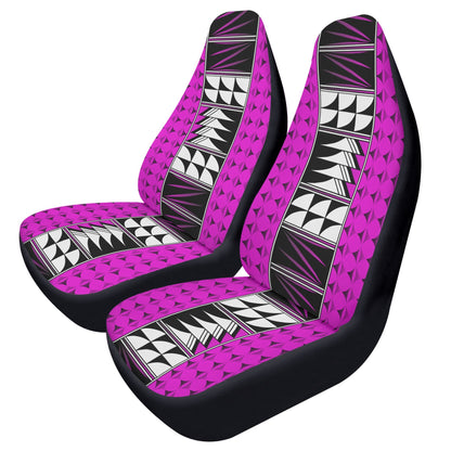Feather Blessings on Pink Auto Seat Covers