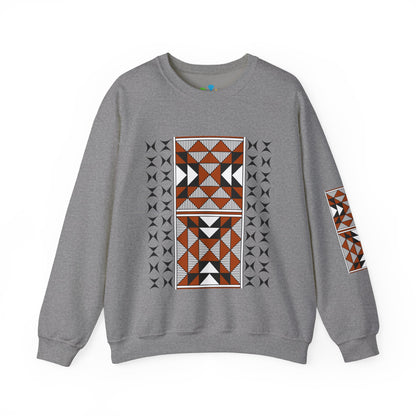 Sacred Mountains in Rust Unisex Sweatshirt