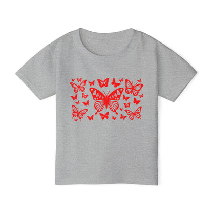 Red Native Butterflies Toddler T-Shirt