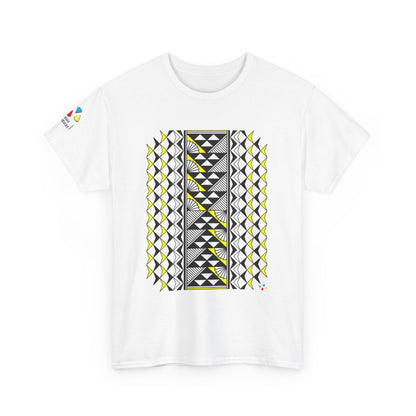 Sun and Rain in Yellow Gildan Unisex Tee