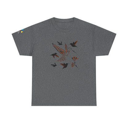 Hummingbird Blessing in Rust Gildan Unisex Tee
