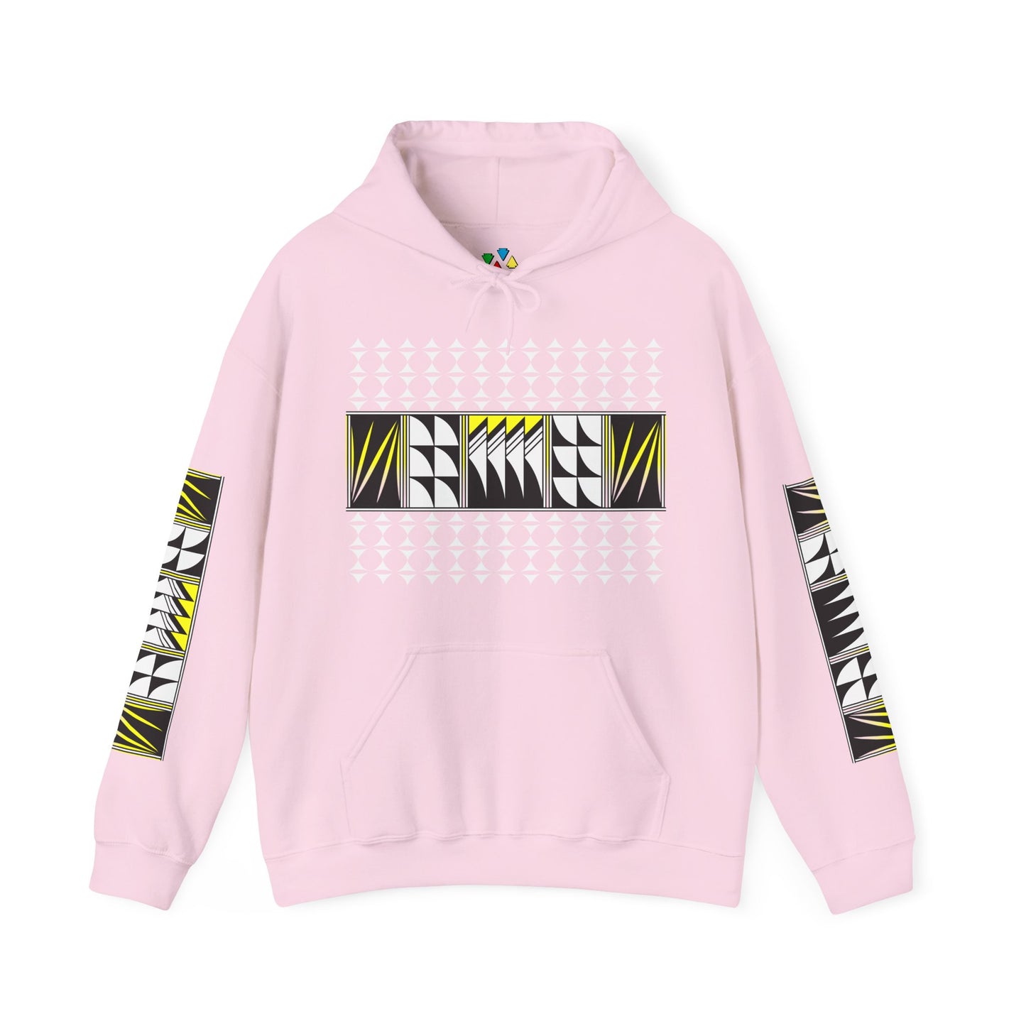 Blessed Feathers in Yellow Unisex Hoodie