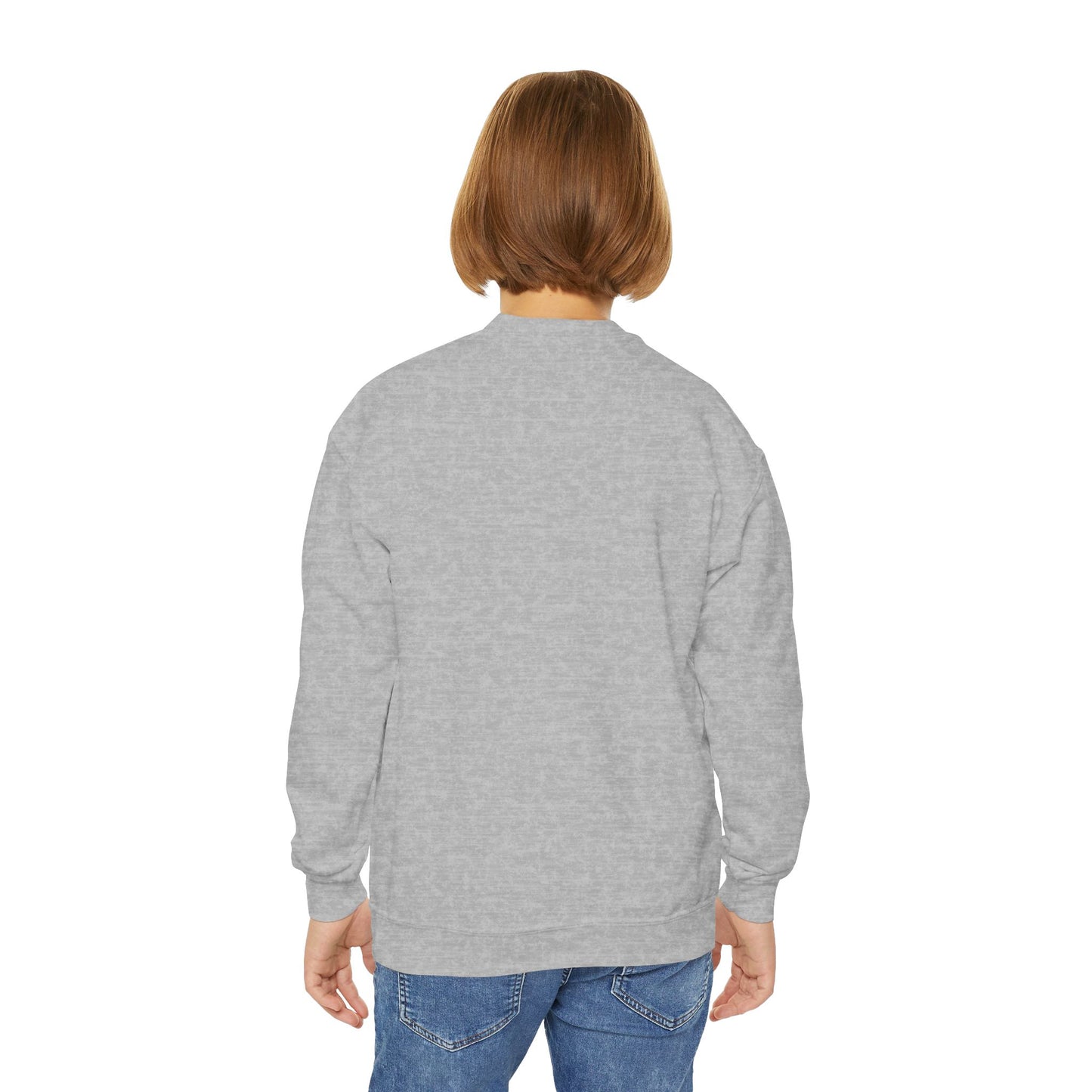 Rain and Sun in Purple Youth Crewneck Sweatshirt
