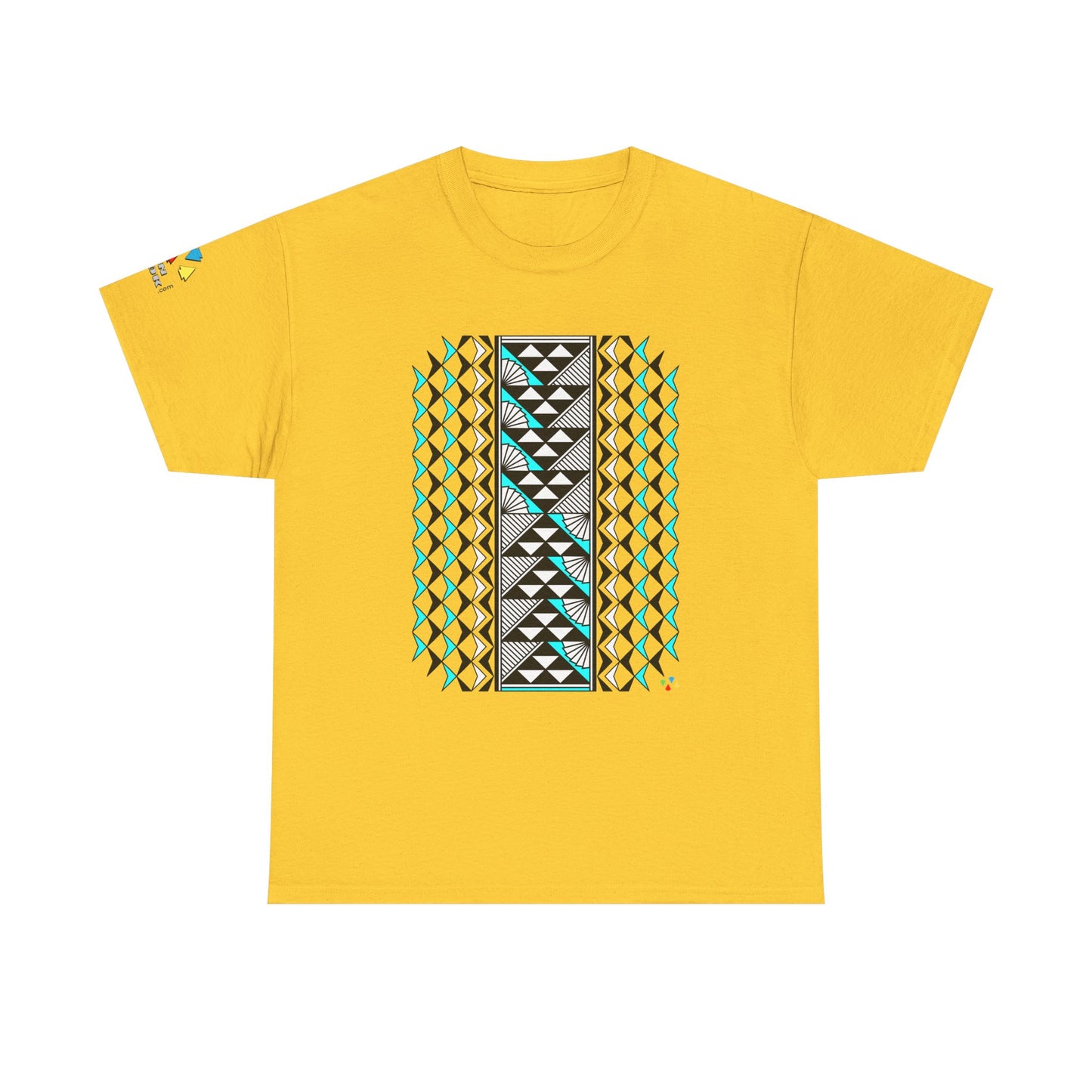 Sun and Rain in Turquoise Gildan Unisex Tee