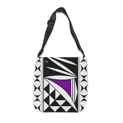 Purple Southwest Sunrise Adjustable Tote Bag