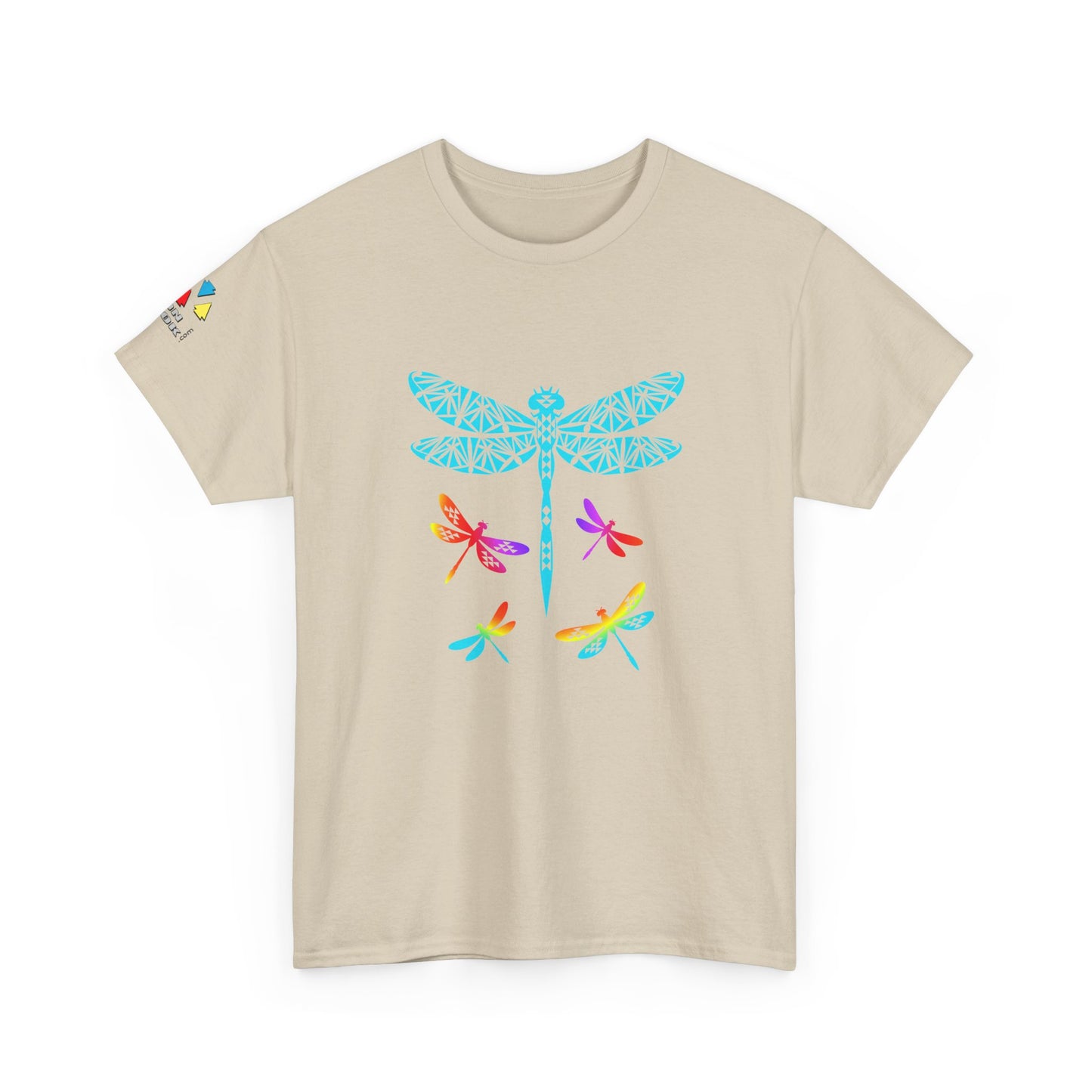 Rainbow Native Dragonfly Gildan Unisex Tee