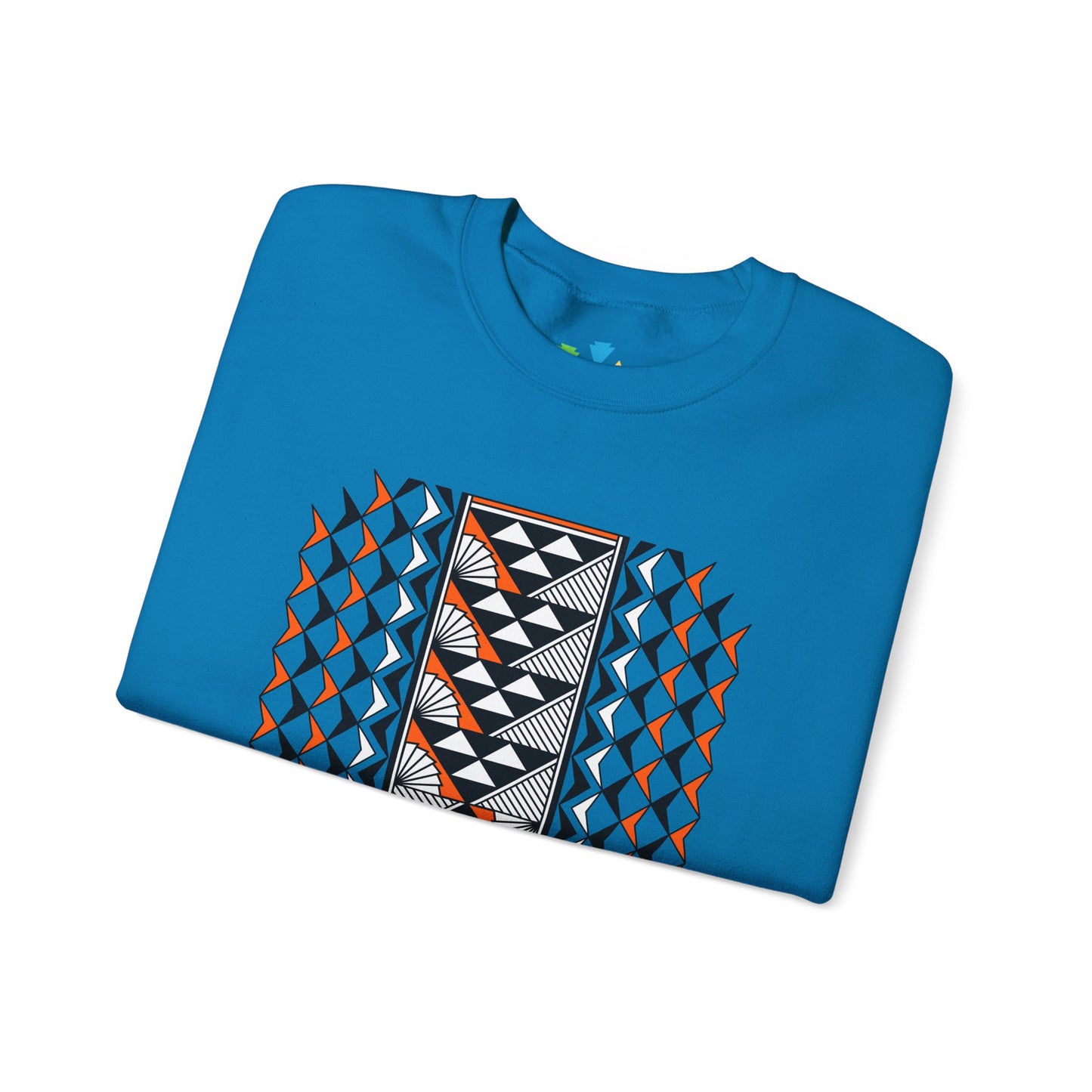 Sun and Rain in Orange Unisex Sweatshirt
