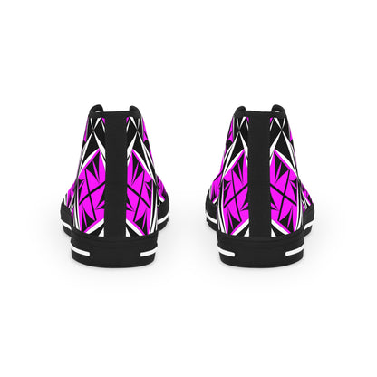 Sacred Winds in Pink High Top Sneakers