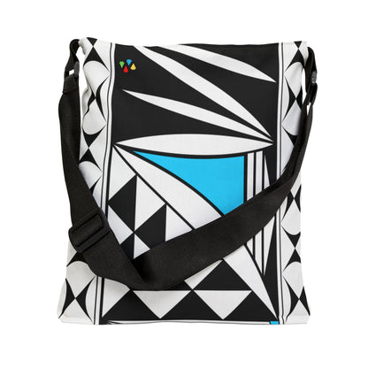 Turquoise Southwest Sunrise Adjustable Tote Bag