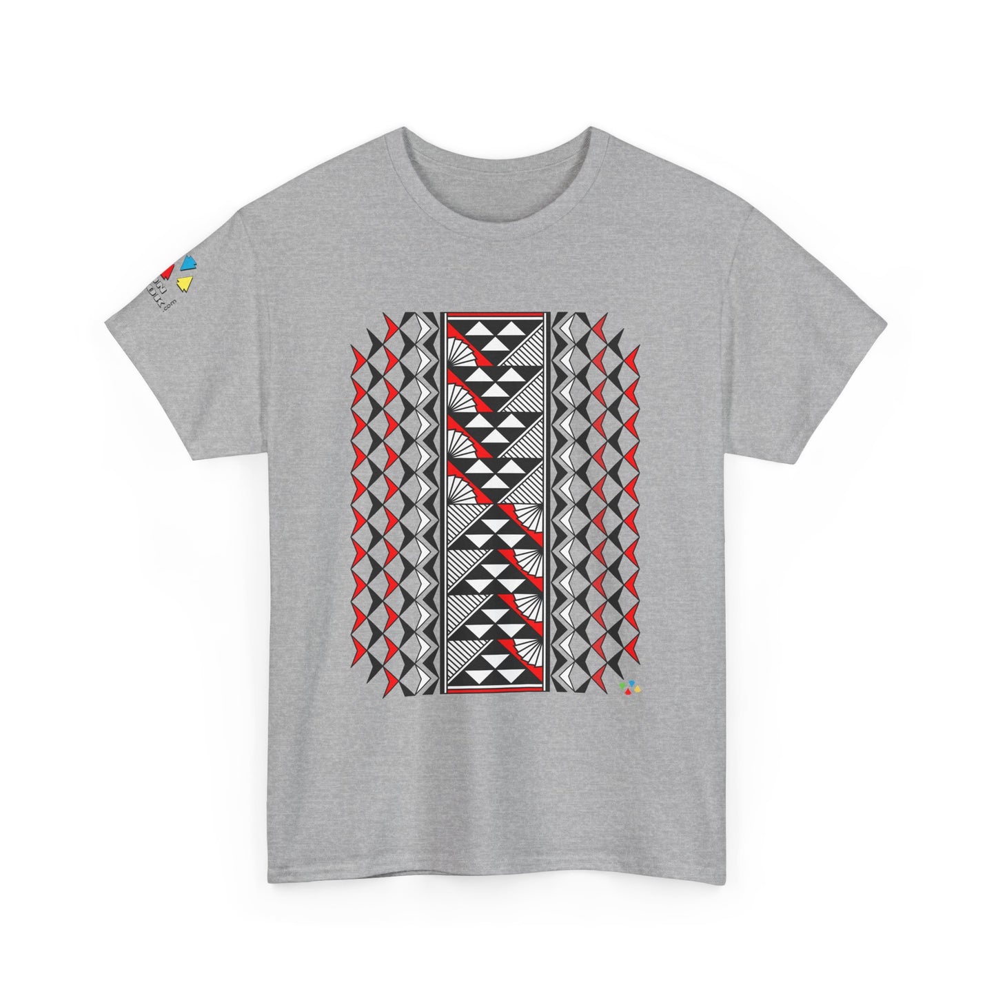Sun and Rain in Red Gildan Unisex Tee