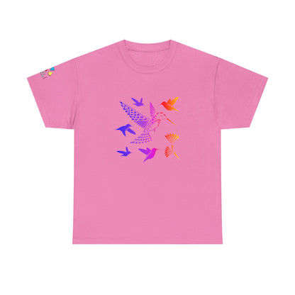 Rainbow Hummingbird Blessing Gildan Unisex Tee