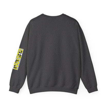 Sacred Mountains in Yellow Unisex Sweatshirt