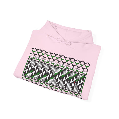 Sun and Rain in Green Unisex Hoodie