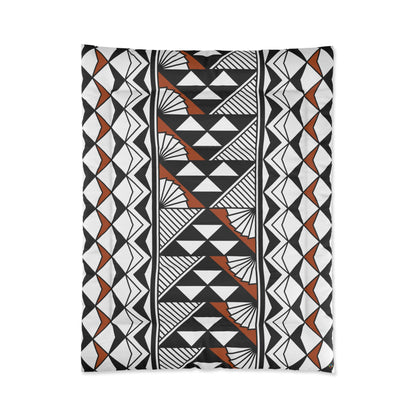 Southwest Rain and Sun in Rust Comforter