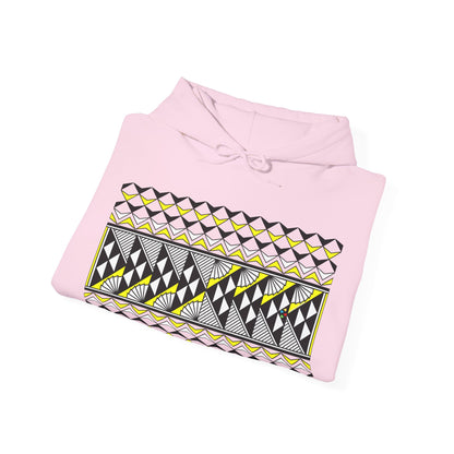 Sun and Rain in Yellow Unisex Hoodie