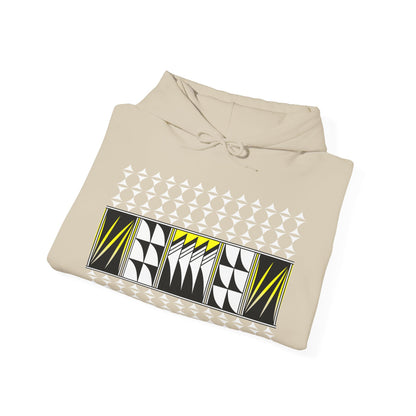 Blessed Feathers in Yellow Unisex Hoodie