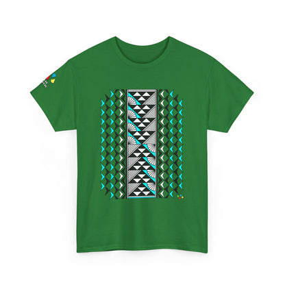 Sun and Rain in Turquoise Gildan Unisex Tee