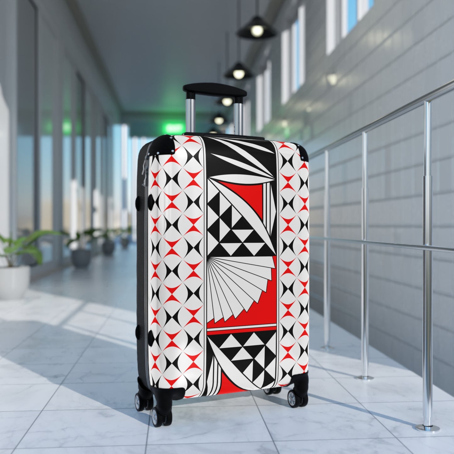Red Southwest Sunrise Suitcases