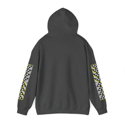 Sun and Rain in Yellow Unisex Hoodie