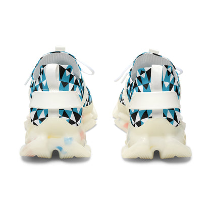 Sacred Mountains in Turquoise Women's Mesh Sneakers