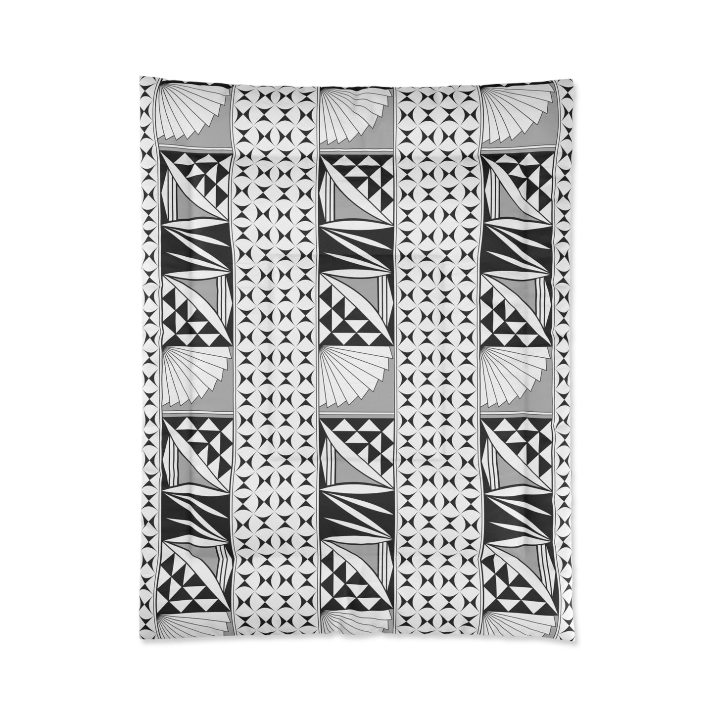 Southwest Sunrise in Gray Comforter