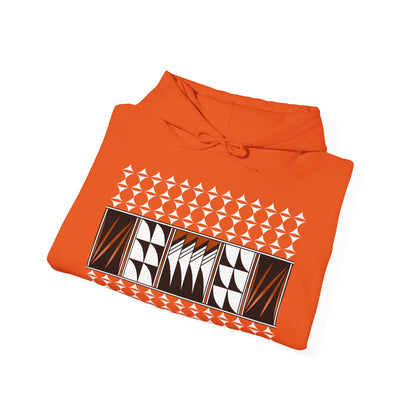 Blessed Feathers in Rust Unisex Hoodie