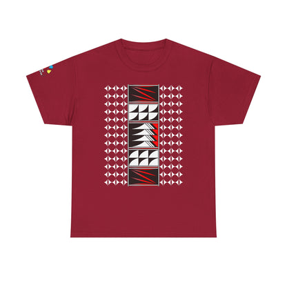 Feather Blessings in Red Gildan Unisex Tee