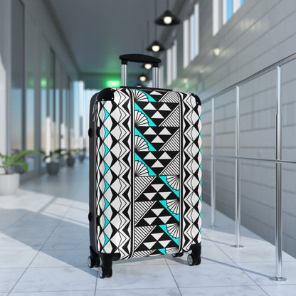 Southwest Rain and Sun in Turquoise Suitcases