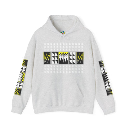 Blessed Feathers in Yellow Unisex Hoodie
