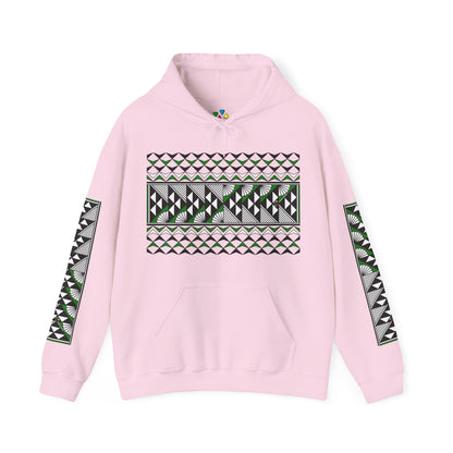 Sun and Rain in Green Unisex Hoodie